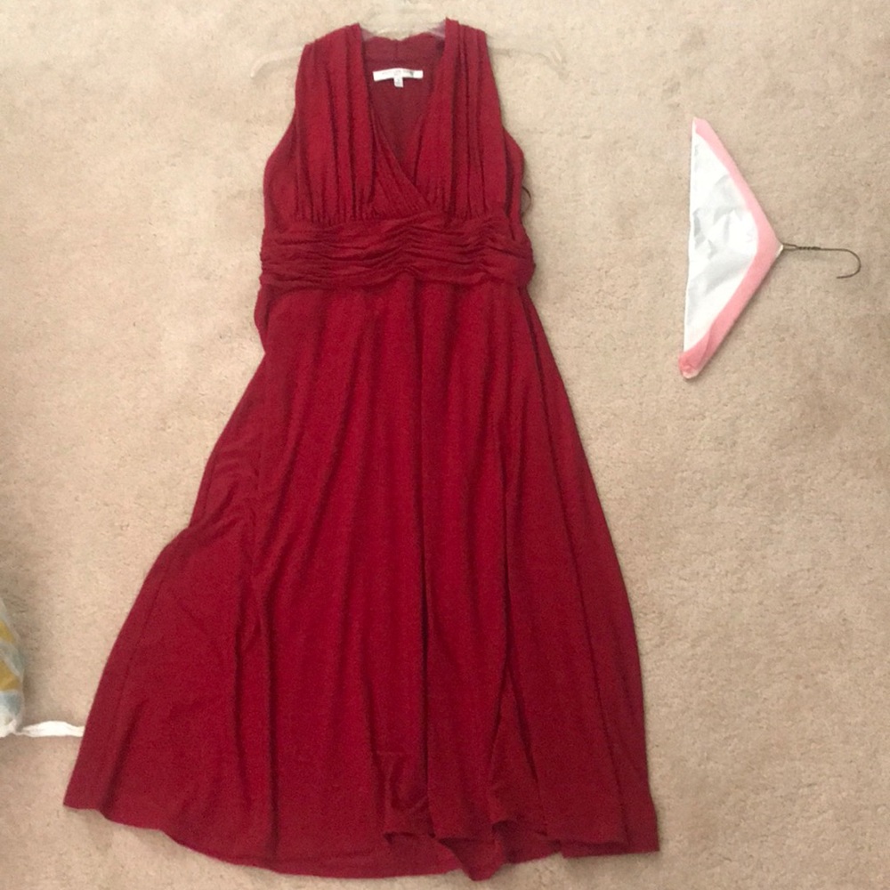 Red dress